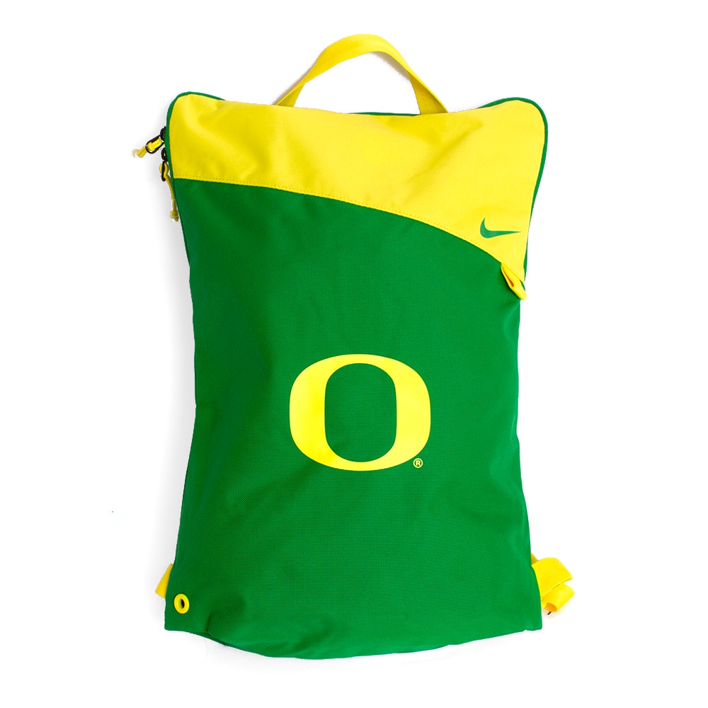 Classic Oregon O, Nike, Green, Gym, Polyester, Accessories, Unisex, Utility, Gym sack, 766414